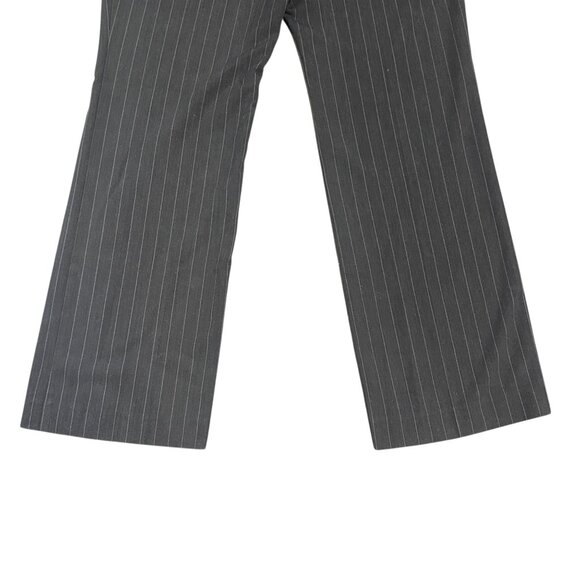 The Limited Womens 12 Cassidy Fit Pinstripe Charcoal Gray Dress Pants - Picture 13 of 15